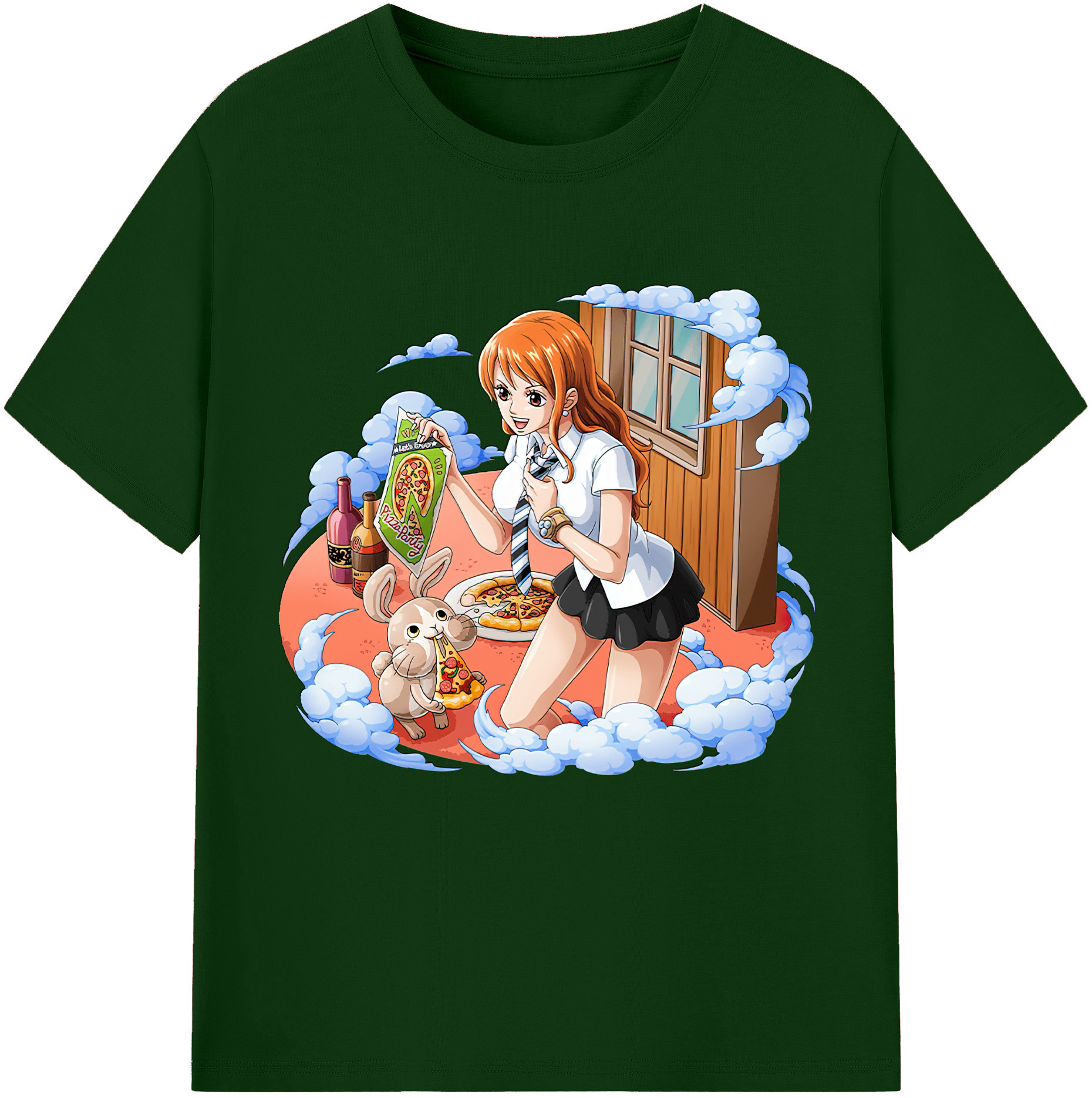 ワンピース ナミ ONE PIECE Nami 綿100％半袖Tシャツ（フロントプリント）